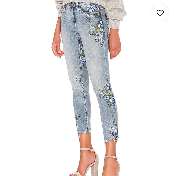 Blank NYC Denim - Blank denim embroidered skinny jean